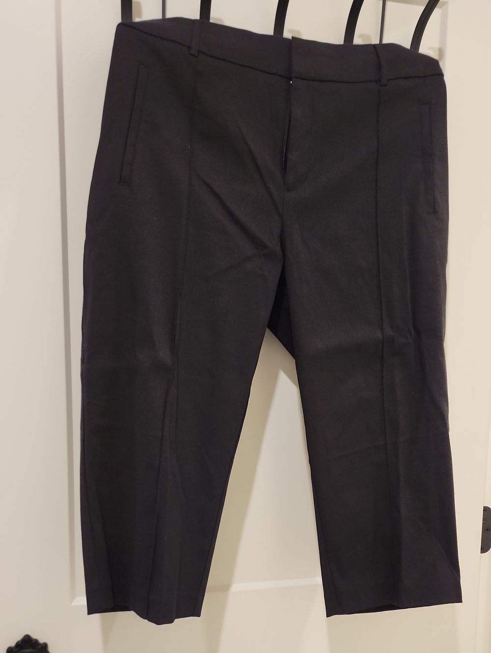 Time and Tru Black Women's Capris with Slim Straight Leg